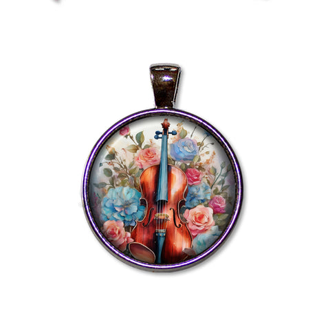 Colorful Shabby Chic Cello