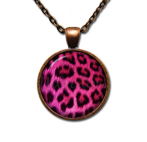 Leopard Animal Print Pattern (Fucshia)
