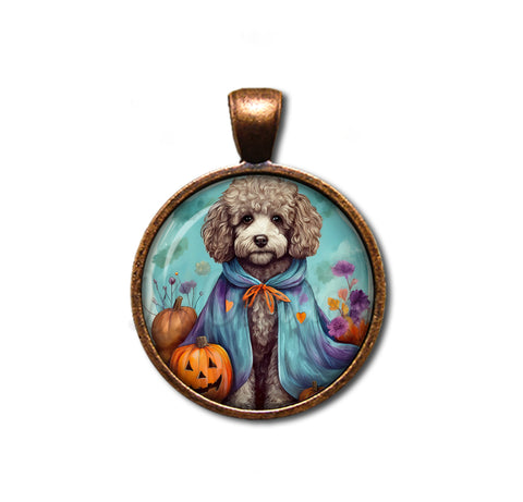 Halloween Labradoodle in Costume