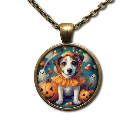 Halloween Jack Russell in Costume