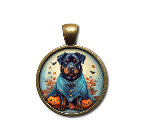 Halloween Rottweiler Dog in Costume
