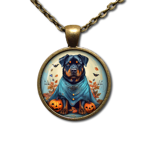Halloween Rottweiler Dog in Costume