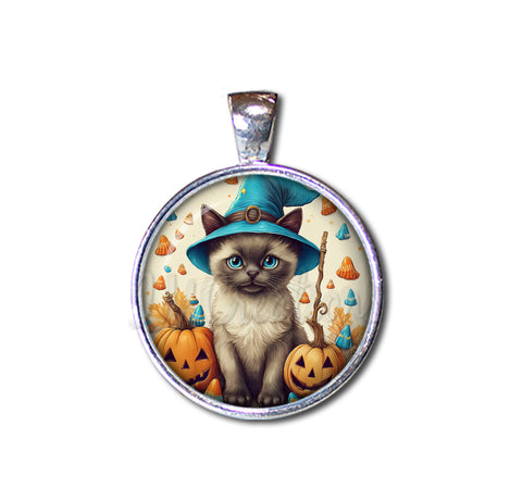 Halloween Siamese Kitten in Costume