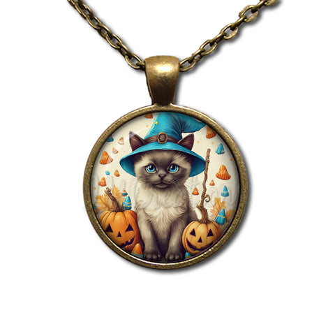 Halloween Siamese Kitten in Costume