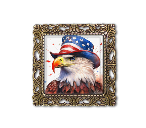 Bald Eagle American Flag Hat