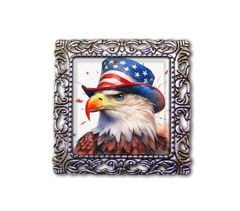 Bald Eagle American Flag Hat
