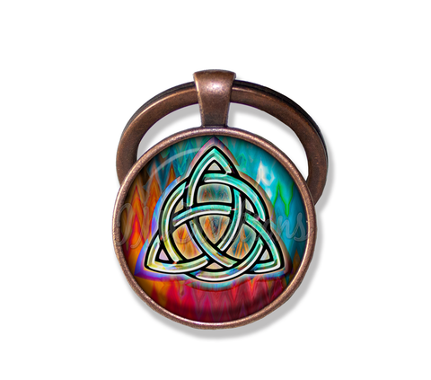 Triquetra Celtic Knot Trinity Colorful