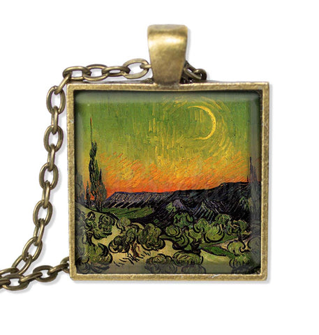 Van Gogh's New Moon (square)