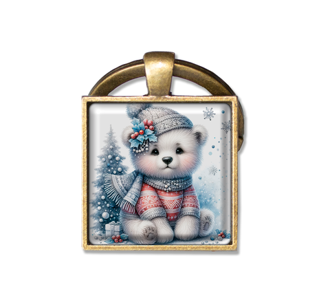 Winter Polar Bear Cub