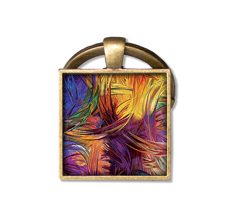 Abstract Brush Strokes Style Art