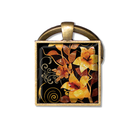 Lovely Amber Floral Design