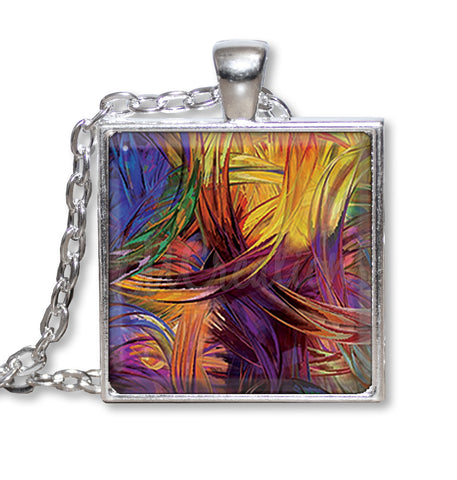 Abstract Brush Strokes Style Art