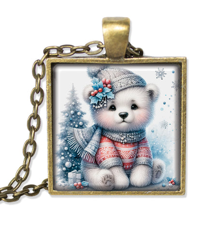 Winter Polar Bear Cub