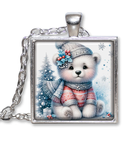 Winter Polar Bear Cub