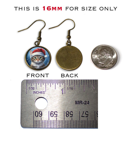 Tabby Cat with Santa Hat (Copy)