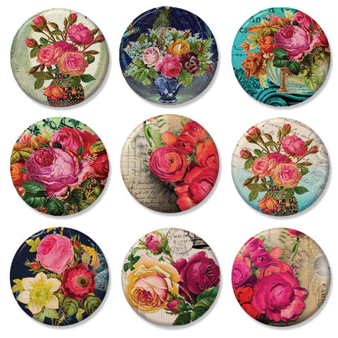 Victorian Roses Set of 9