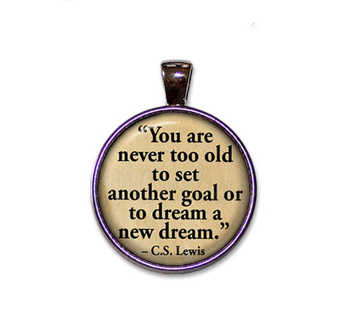 C.W. Lewis Quote "..never too old.."