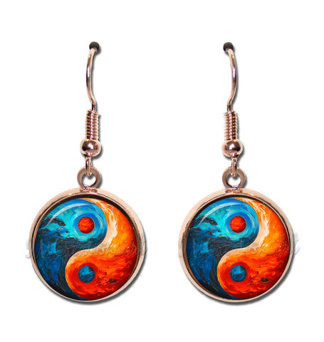 Yin Yang Water and Fire Symbol