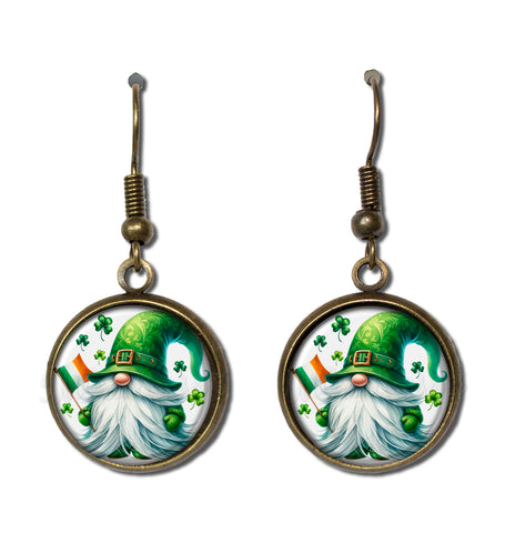 St. Patrick's Day Gnome with Flag