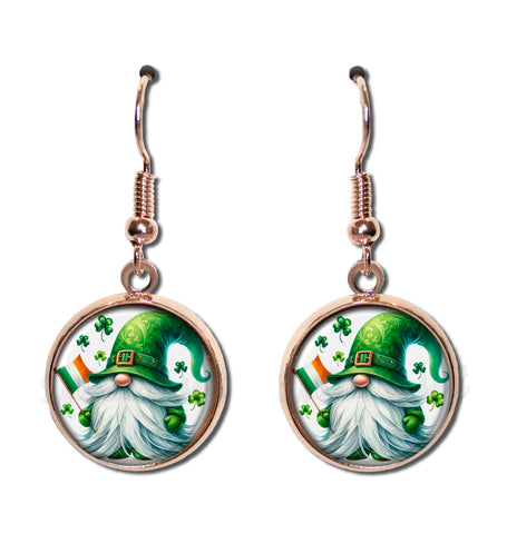 St. Patrick's Day Gnome with Flag