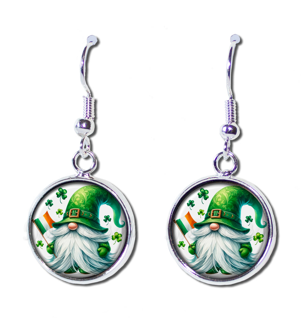 St. Patrick's Day Gnome with Flag