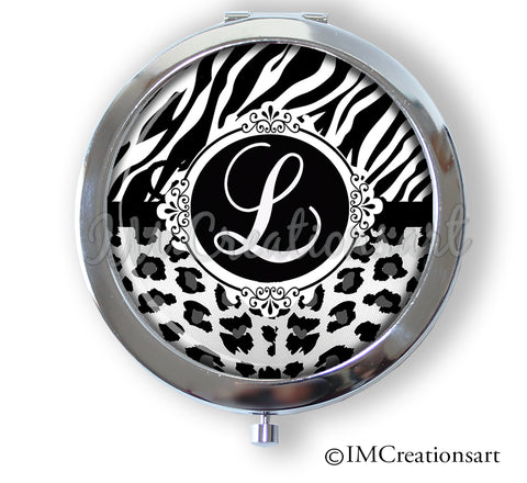 Personalized Initial Animal Print