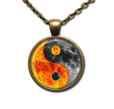 Yin Yang Sun and Moon