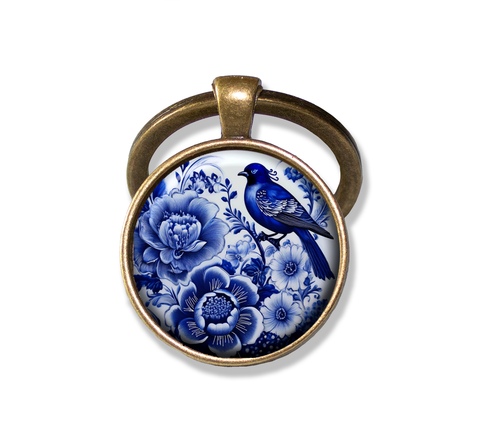 A Delft Blue Bird