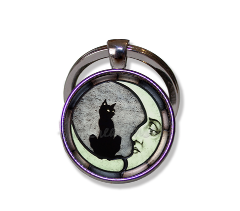 Black Cat on the Moon