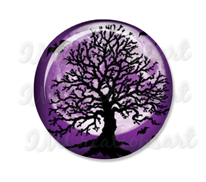 Spooky Purple Tree