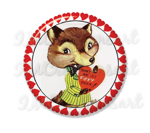 Retro Valentine Fox
