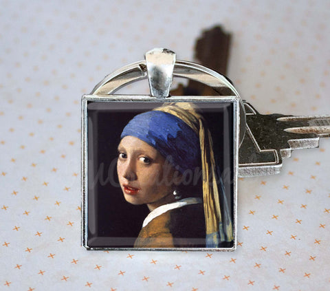 Vermeer's Girl With Pearl (square)
