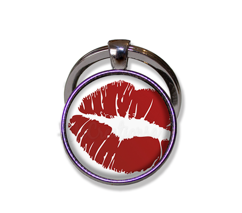 Hot Red Lips Valentine Kisses